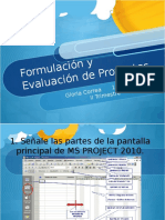 Costos del proyecto en MS Project 2010