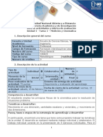 Guía de actividades y rúbrica de evaluación - Tarea 1 - Medición y cinemática.pdf