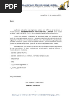 CARTA DE PRESENTACION 2008