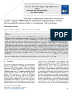 Thermal Performance of three stage cascade vapour compression refrigeration systems using new HFO in high and intermediate temperature cycle and R32