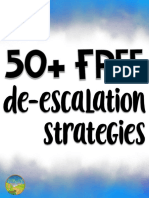 50 Free Deescalation Strategies