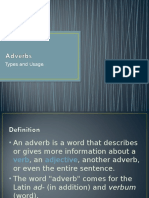 Adverbs Types and Usage Guide