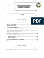 Concepto, Clasificación y Comportamiento de Los Costos-2