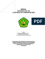 Modul Autocad Civil 3D Land Dekstop Companion 2009 PDF