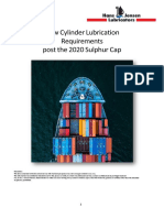 Cylinder Lubrication Requirements Post The 2020 Global Sulphur Cap PDF