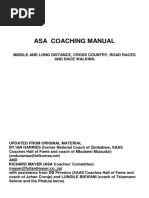 ASA Level 1 Coaching Distance Races Middle Long Steeple Walk PDF