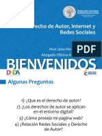 Derecho de Autor Internet y Redes Sociales PDF