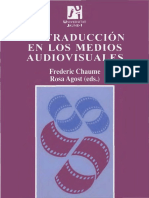 La Traduccónò en Los Medios Audiovisuales - Agost y Chaume PDF