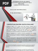 EVALUACIÓN PSICOPEDAGÓGICA 