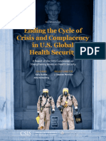 Ending the Cycle of Crisis and Complacency in U.S. Global Health Security - NOVEMBER 2019