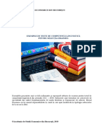 Exemple Teste Limba 2011 - 2019 PDF
