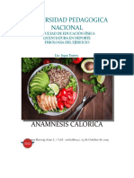 Anamnesis Calorica