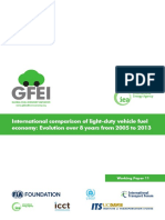 GFEI International Comparison of Light-Duty Vehicle Fuel Economy - Evolution Over Eight Years From 2005 To 2013 - Transport