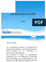 IIOM Introductory Presentation 2019