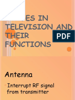 Stages in Television and Their Functions