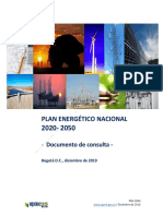 Plan Energético Nacional Colombia 2020-2050