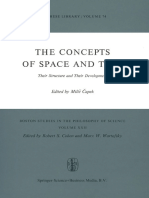 (Boston Studies in The Philosophy of Science 22) Milič Čapek (Eds.) - The Concepts of Space and Time - Their Structure and Their Development-Springer Netherlands (1976) PDF