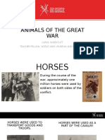 Animals of The Great War