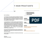 Cover Letter PDF