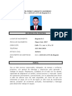 Perfil profesional Edwin Garavito