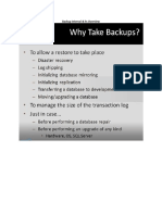 Backup Internal SQL Server