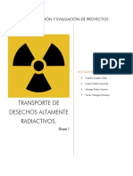 Transporte de desechos radioactivos -Grupo 1 pedro