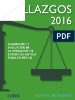 SEGUIMIENTO Y EVALUACIÓN DE LA OPERACIÓN DEL SISTEMA DE JUSTICIA PENAL EN MÉXICO