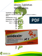 Unidexin Tabletas Masticables