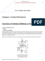 Contact Mechanics - Tribos