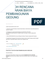 Contoh Rencana Anggaran Biaya Pembangunan Gedung PDF