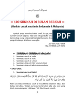 100 Sunnah Di Bulan Berkah PDF