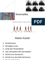 KINEMATIKA (Satu Dimensi)