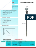 High viscous 316 stainless steel drum pump for low and high viscosity liquids