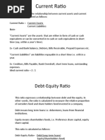 Ratios