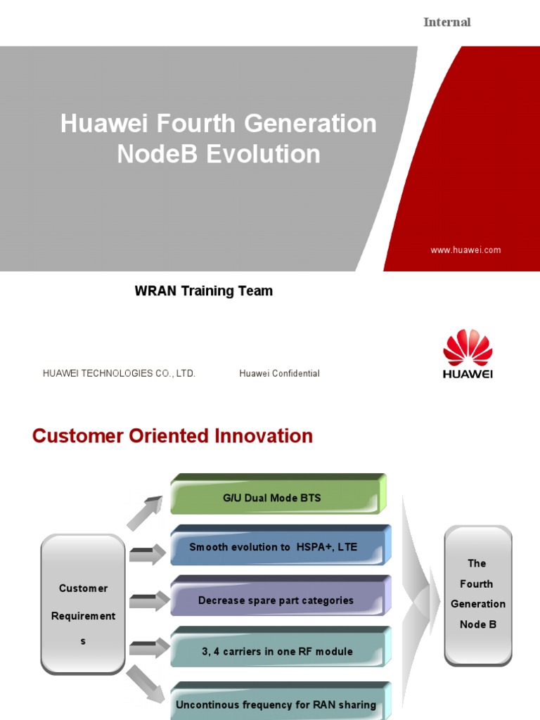 2.1 The Huawei NodeB Evolution | PDF | Lte (Telecommunication ...