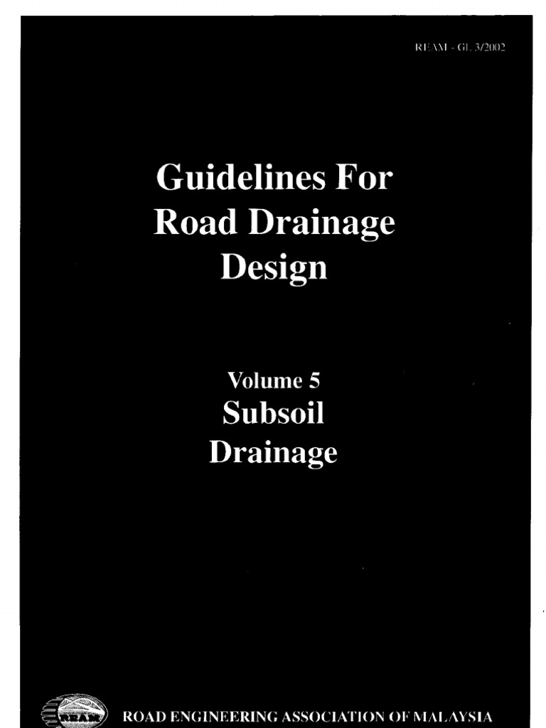 Subsoil Drainage REAM 3-2002 v5 | PDF