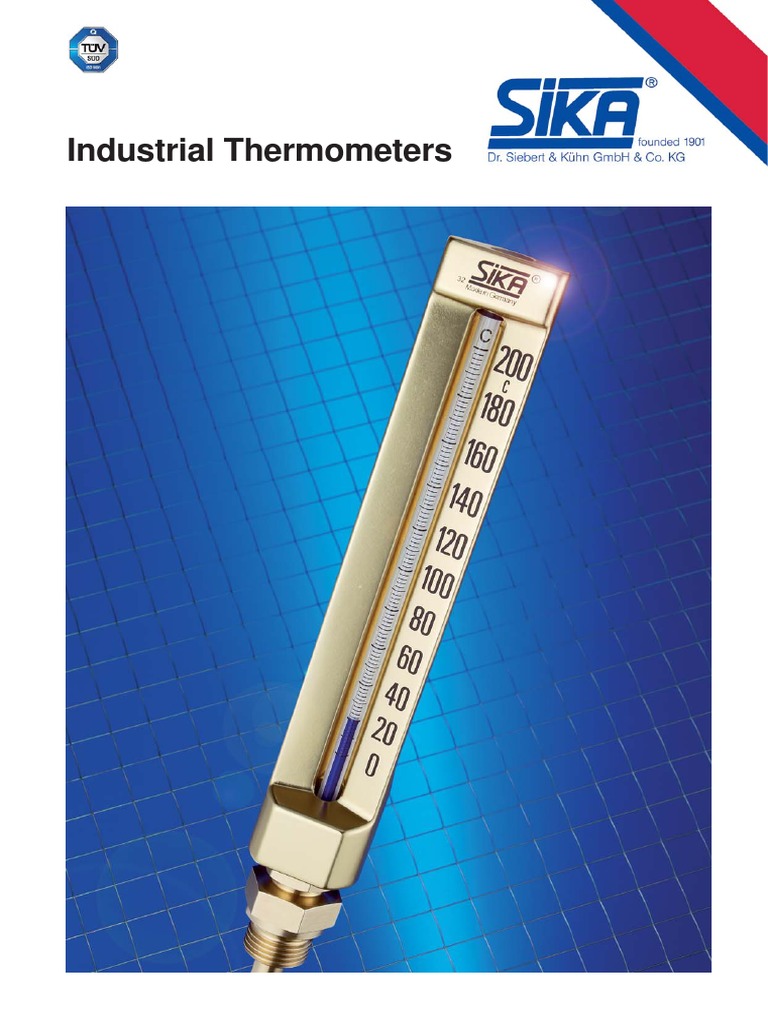 SIKA Industrial - Thermoometers, PDF, Thermometer