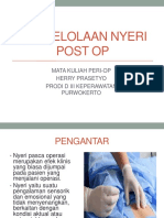 Week 7 Pengelolaan Nyeri Post Op