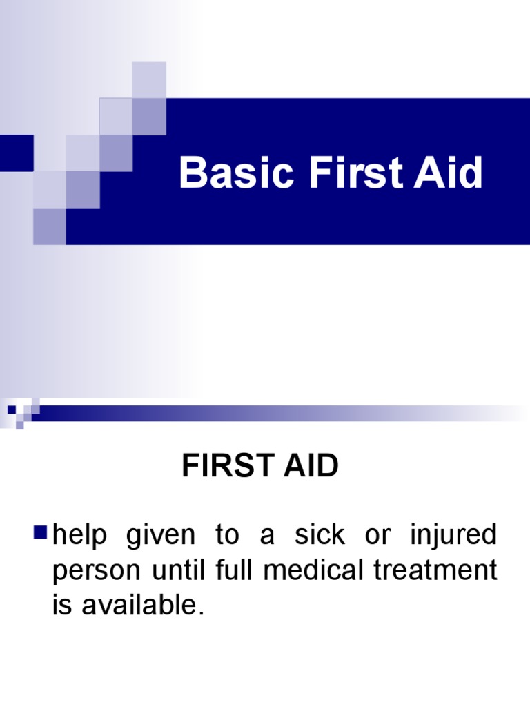 Basic First Aid | PDF | Burn | First Aid