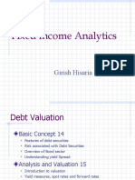 Fixed Income Analytics: Understanding Bond Valuation and Risk