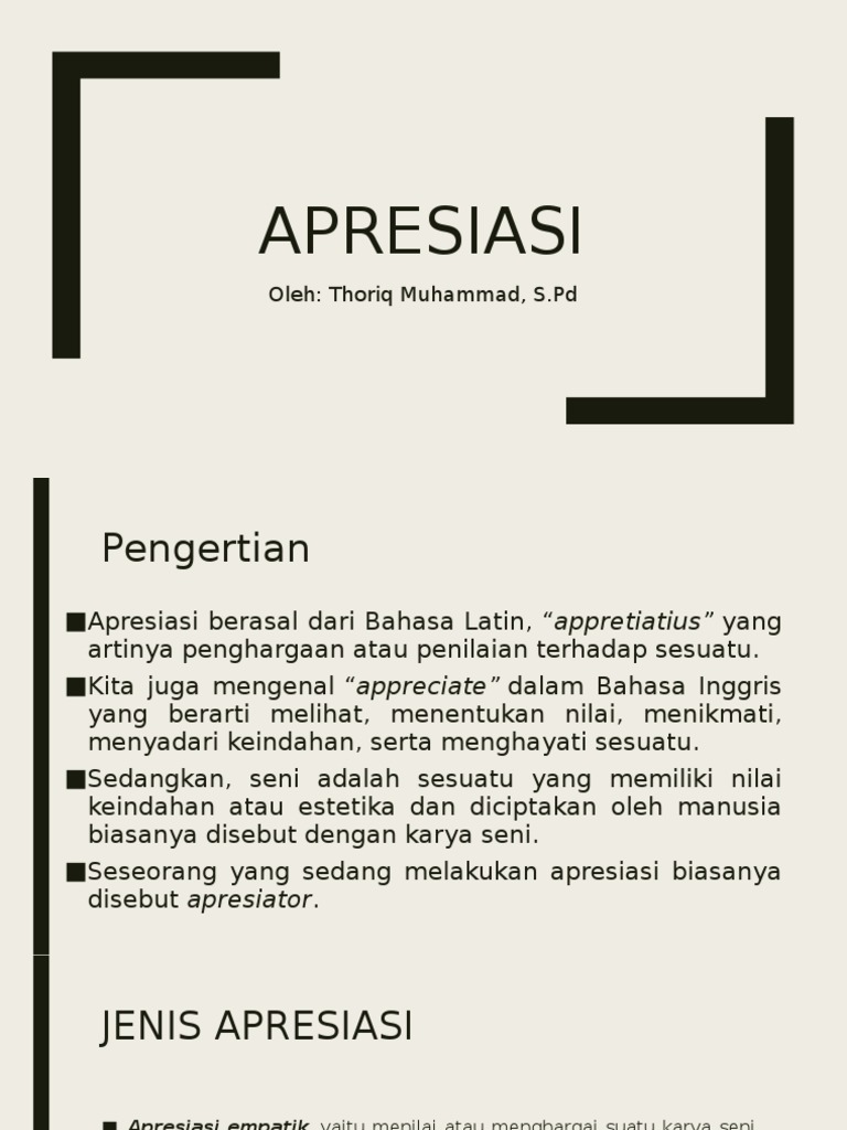 Apresiasi Pdf