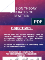 Collision Theory and Rates of Reaction