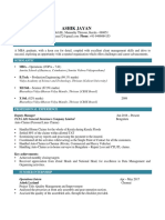 Ashik Jayan Resume PDF