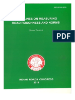 IRC SP 16 2019 Road Roughness