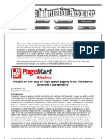 FLEX 6400 - Pitfalls On The Way To High Speed Paging From The Service Provider's Perspective