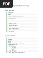 HackerRank Algorithm Problem Solving