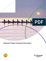 Research Policy Framework Document - AICTE-Clarivate PDF