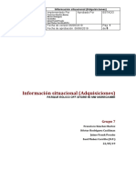 6.1 Información Situacional (Adquisiciones)