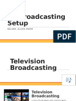 TV Broadcasting Setup