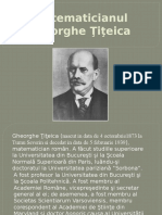 Matematicianul Gheorghe Ţiţeica.pptx